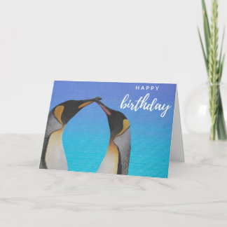 Penguin-födelsedagskort Kort
