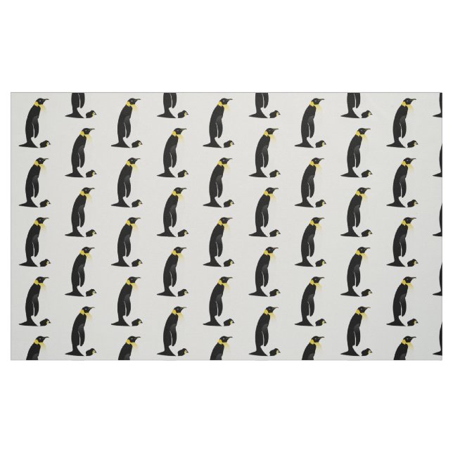 Penguin förälder med baby tyg (Fat Quarter)