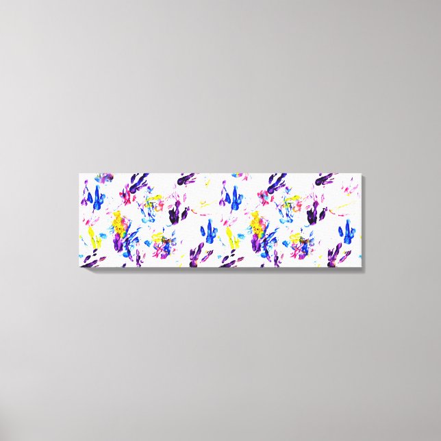 penguin-fotavtryck canvastryck (Framsida)