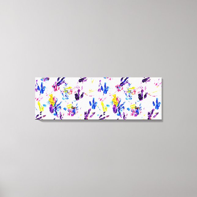 penguin-fotavtryck canvastryck (Framsida)