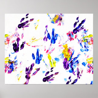 penguin-fotavtryck poster