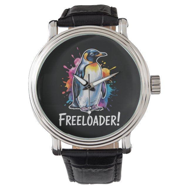 Penguin Freeloader ResistPolitik Armbandsur (Framsida)
