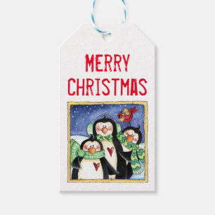 Penguin Friends Presentetikett