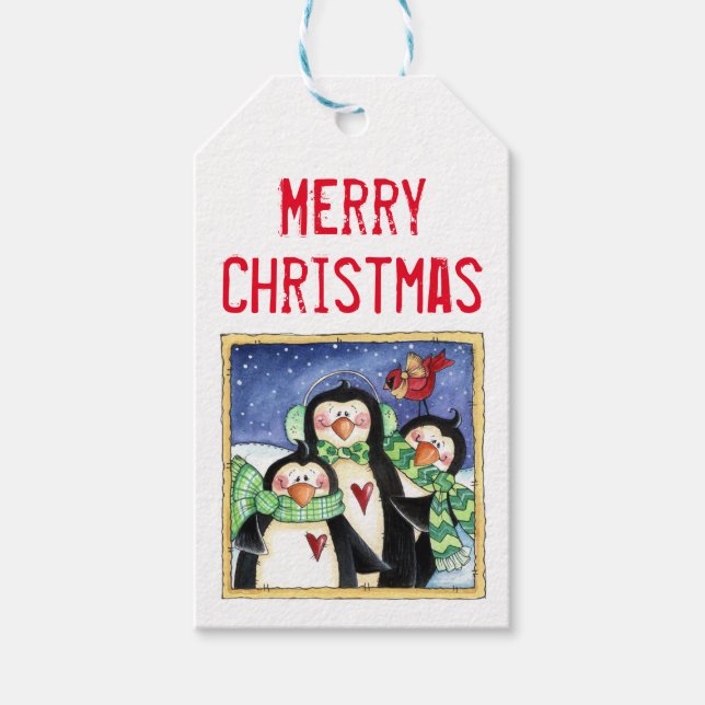 Penguin Friends Presentetikett (Framsidan)