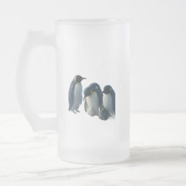 Penguin frosted glass beer product description frostat ölglas