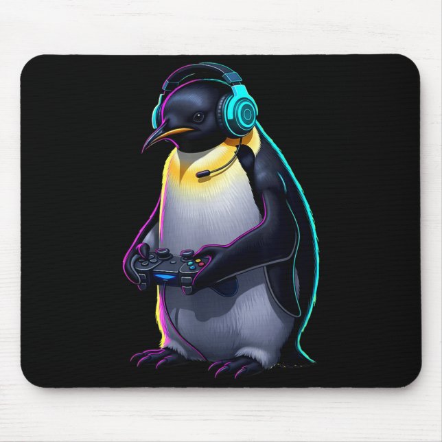 Penguin Gaming Animal Video Games Funny Penguin  Musmatta (Framsidan)