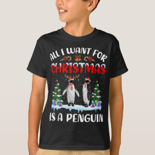 Penguin-gåvan jag vill ha i julklapp är en penguin t shirt
