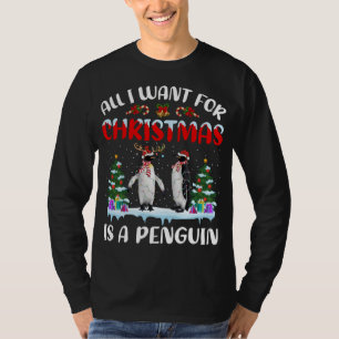 Penguin-gåvan jag vill ha i julklapp är en penguin t shirt