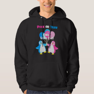 Penguin-Genderna avslöjar Party Rosa eller Blue We Hoodie