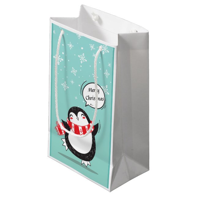 Penguin Gift Bag (Framsidan Vinklad)