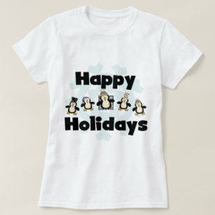 Penguin Glad helg Tshirts och gåvor