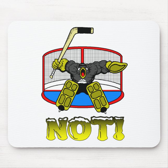 Penguin Goalie NOT Mousepad Musmatta (Framsidan)