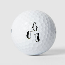 Penguin golf boll