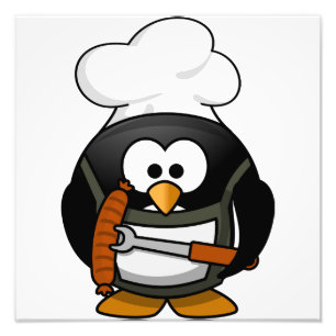 Penguin Grill Fototryck