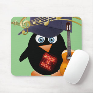 Penguin Guitar Mouse Pad! Muspets Musmatta