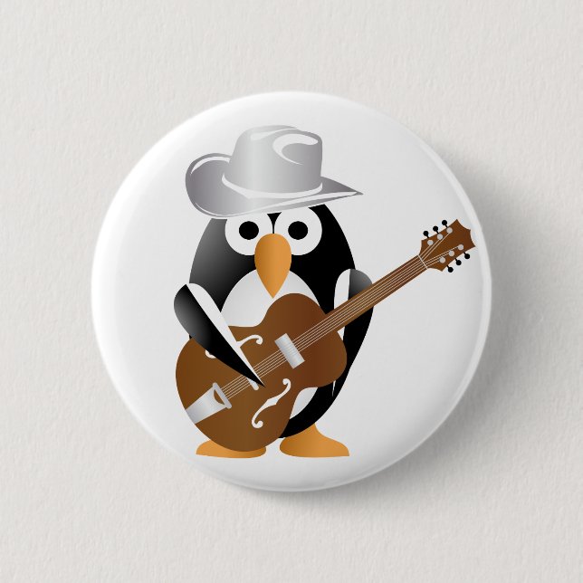 Penguin guitarist knapp (Framsida)