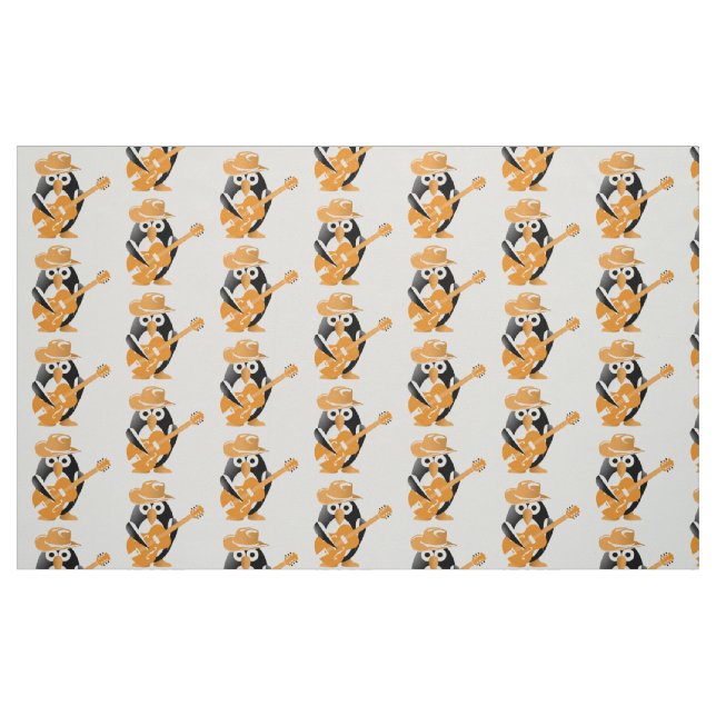 Penguin guitarist tyg (Fat Quarter)