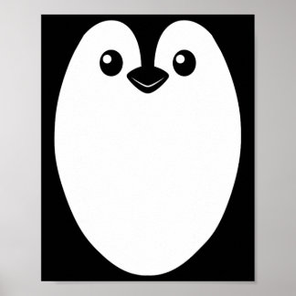 Penguin Halloween Costume För manar Women Kids Coo Poster