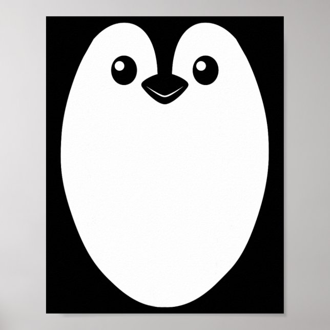 Penguin Halloween Costume För manar Women Kids Coo Poster (Framsidan)