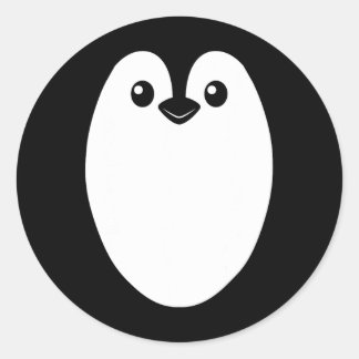 Penguin Halloween Costume För manar Women Kids Coo Runt Klistermärke