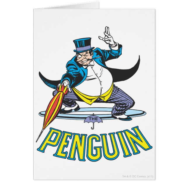 Penguin Hälsningskort (Framsidan)