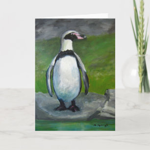 Penguin-hälsningskort Kort