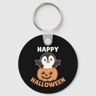 Penguin Happy halloween Pumpkin Fladdermus Costume Nyckelring