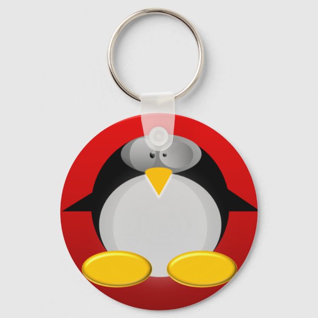 Penguin har er nycklar nyckelring (Framsida)