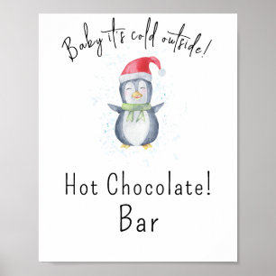 Penguin - Hett Choklad pub Poster