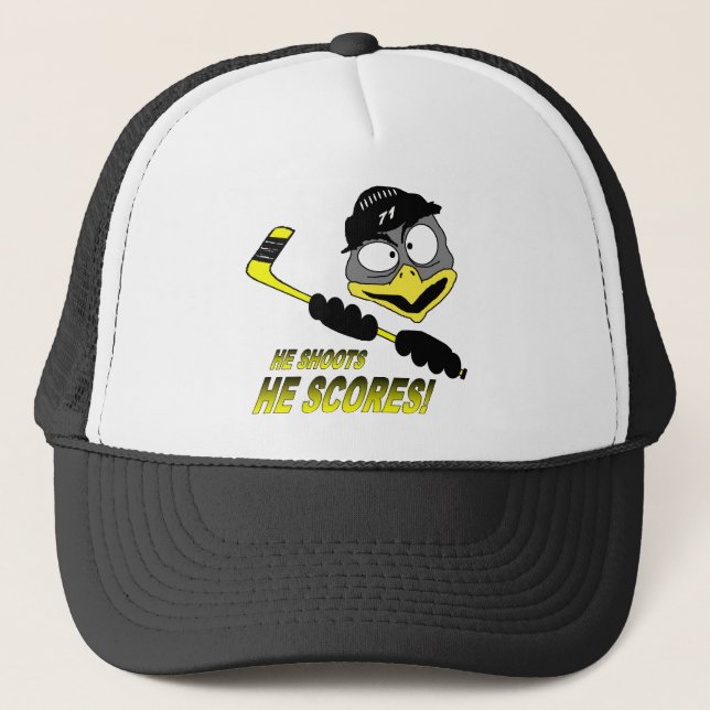 Penguin Hockey Hat Keps (Framsida)