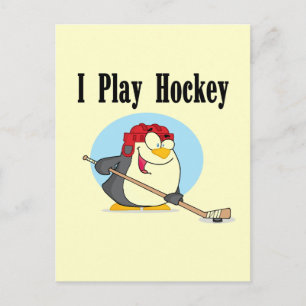 Penguin Hockey Tshirts och Gifts Vykort