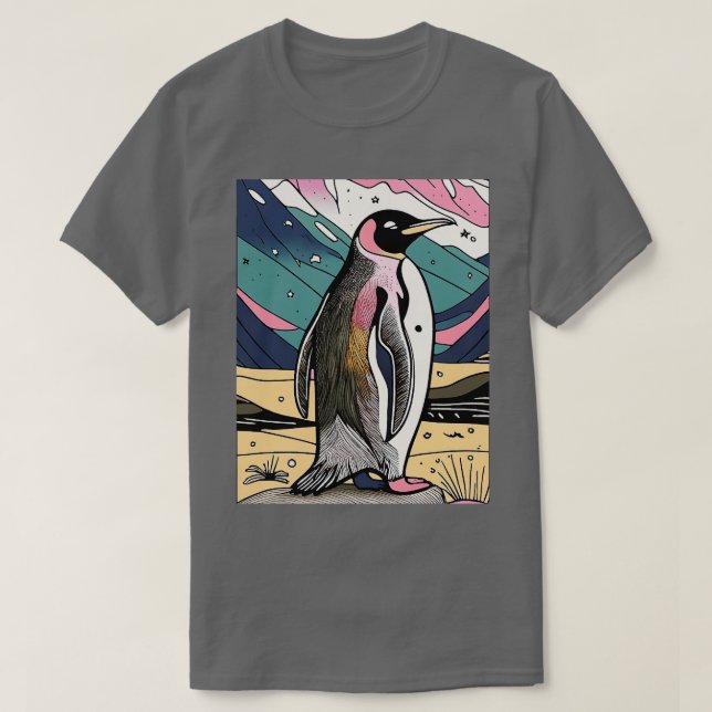 Penguin i Alaska TShirt T Shirt (Design framsida)