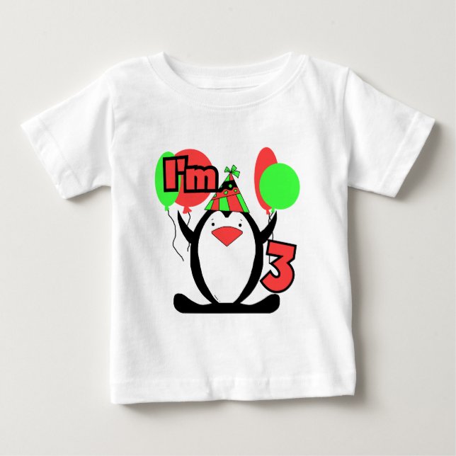 Penguin I är 3 dagars Tshirts och gåvor (Framsida)
