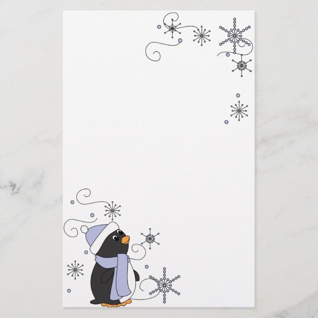 Penguin i Awe Brevpapper (Framsida)