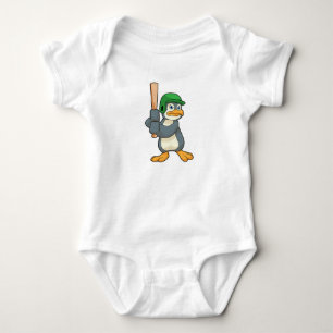 Penguin i Baseball med Baseball fladdermus & Helme T Shirt