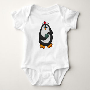 Penguin i Bowling med Bowling ball T Shirt