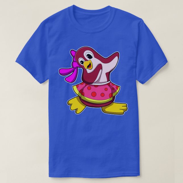 Penguin i Dance med Skirt T Shirt (Design framsida)