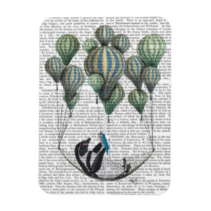 Penguin i Hammock Balloon Magnet