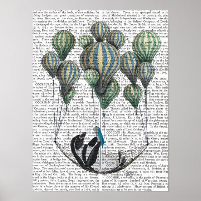 Penguin i Hammock Balloon Poster (Framsidan)