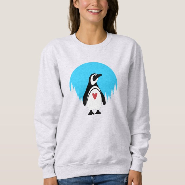 Penguin i naturen t shirt (Framsida)