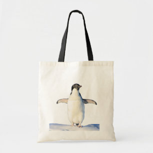 Penguin i Snö Tote Tygkasse