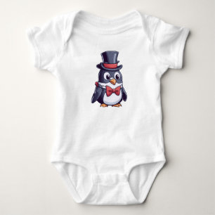 Penguin i top hat t shirt