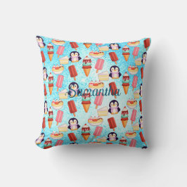 Penguin Ice Cream Sweets Kudde