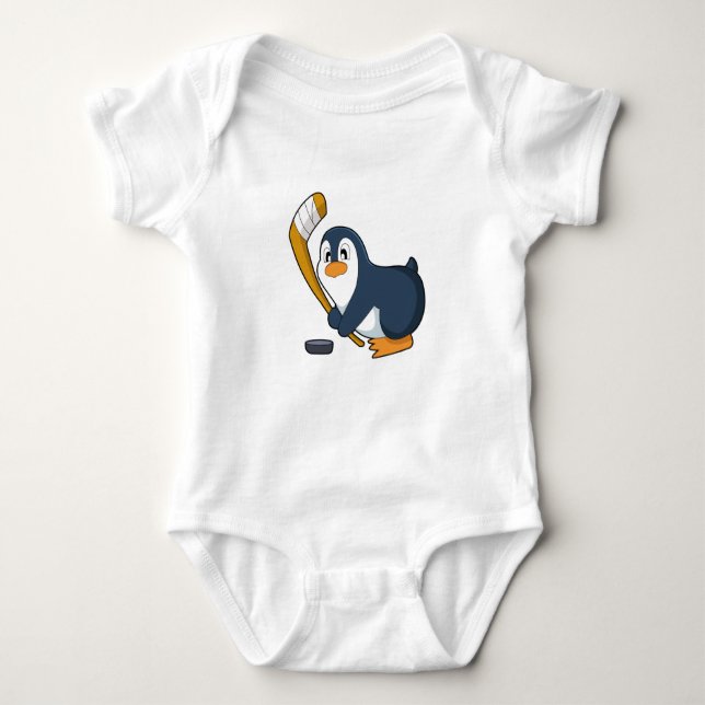Penguin Ice hockey Ice hockey T Shirt (Framsida)