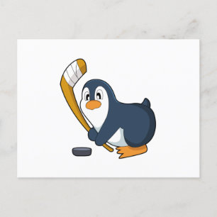 Penguin Ice hockey Ice hockey Vykort