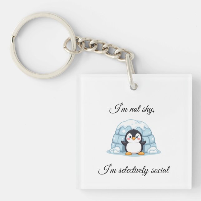 Penguin & Igloo Keychain (Framsidan)