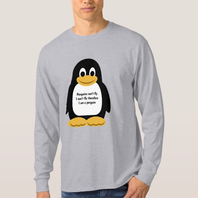 Penguin-illustration T Shirt (Framsida)