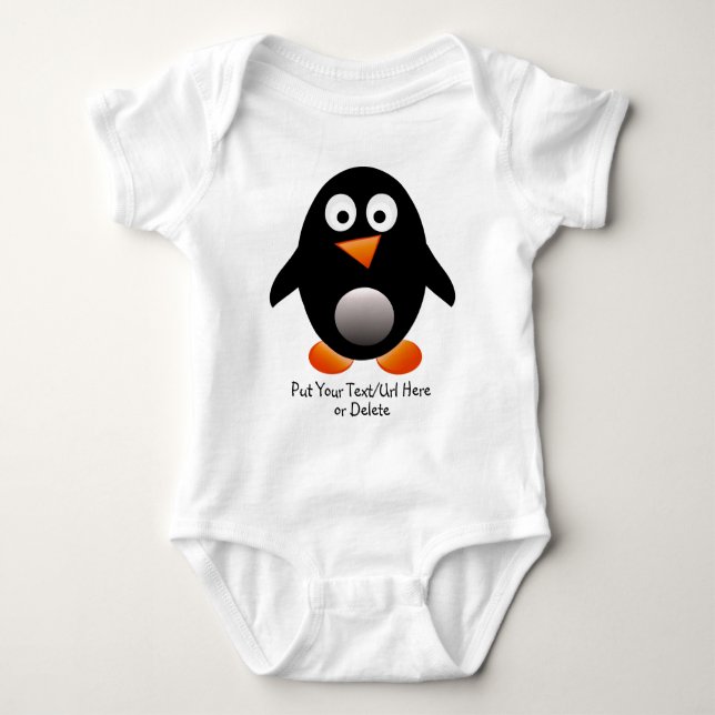 Penguin Infant Creeper Tee Shirt (Framsida)