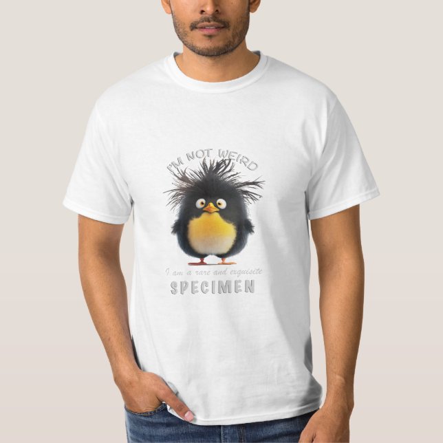 Penguin Jag är inte Konstig att jag är Sällsynt Ex T Shirt (Framsida)
