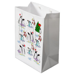 Penguin jul Gift Bags